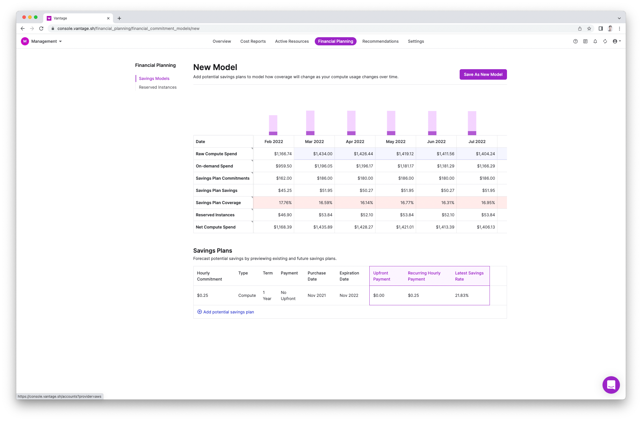 Savings Planner