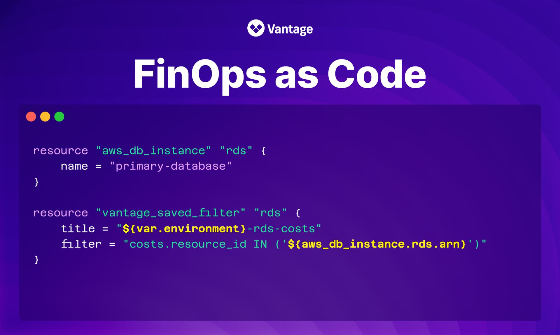 Vantage Launches Automated Cost Reporting via Terraform