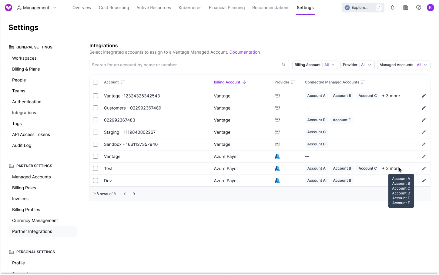 MSPs can now manage their integrations at scale across their customers using the Integration Management page